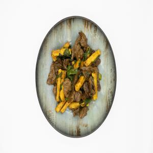 37 Crispy Aubergine Beef